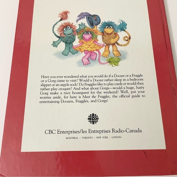 Vintage 1985 First Edition Meet The Fraggles Hardcover Book - Picture 6 of 16